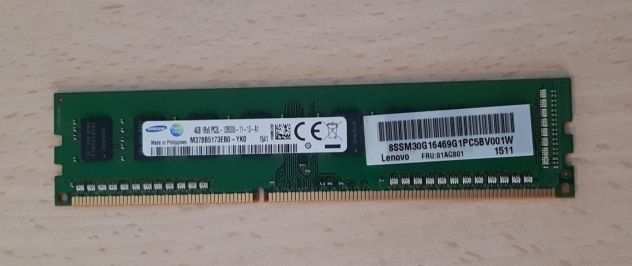 Banco di memoria 4 GB 1Rx8 PC3L-12800U-11-13-A1