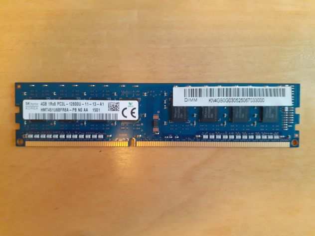 BANCO DI MEMORIA RAM 4 GB