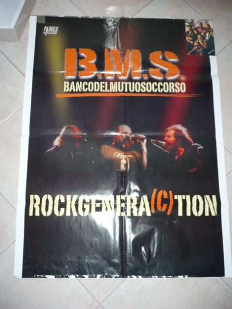 Banco Mutuo Soccorso e Le Orme 2 manifesti poster 2002.