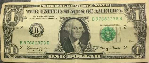 Banconota 1 Dollaro anno 1963