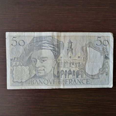 Banconota 50 franchi Banque de France 1991