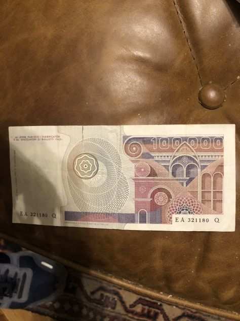 Banconota da 100000 lire