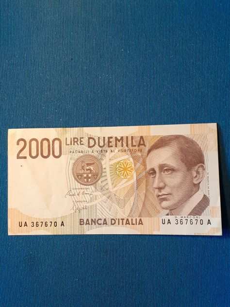 Banconota Lire 2000 G.Marconi FDS serie A