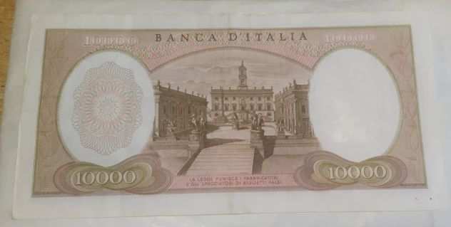 Banconota vintage da 10.000 lire Michelangelo