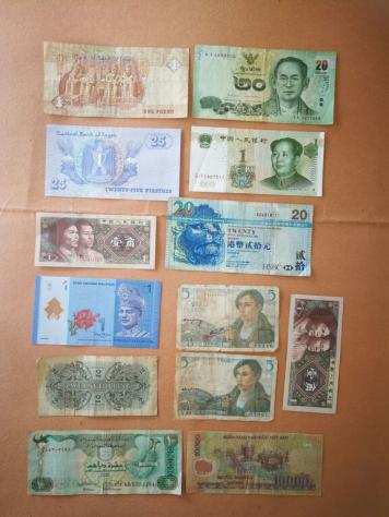 Banconote Asiatiche da collezione
