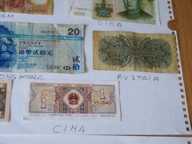 Banconote Asiatiche da collezione