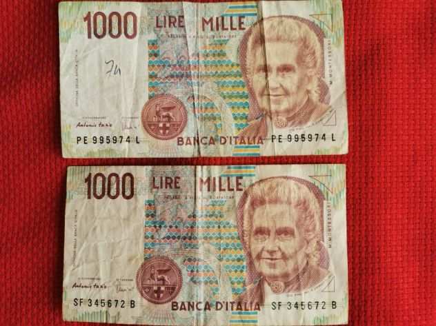 BANCONOTE ( MILLE LIRE )