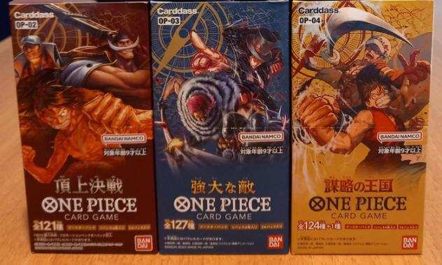 Bandai - 3 Booster box - One Piece