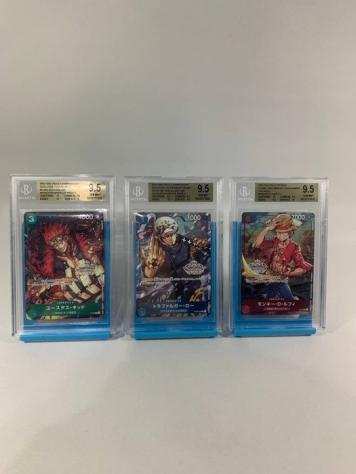 Bandai - 3 Card - One Piece Championship Top Prize Promo Three Captains BGS 9.5