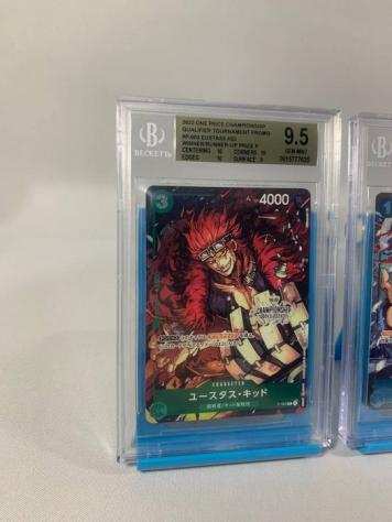 Bandai - 3 Card - One Piece Championship Top Prize Promo Three Captains BGS 9.5