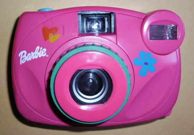 barbie macchina fotografica analogica lexibook junior mattel fotocamera rosa