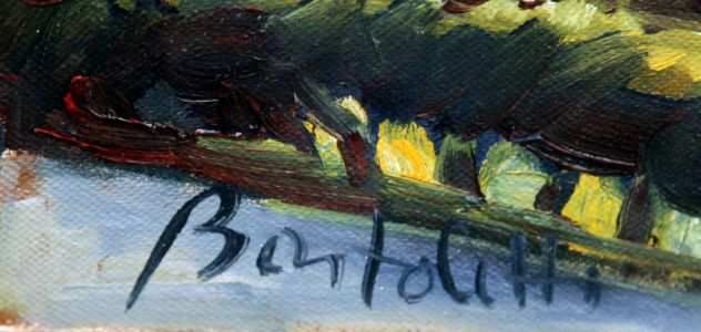 Bartoletti pittore olio su tela Santo Spirito
