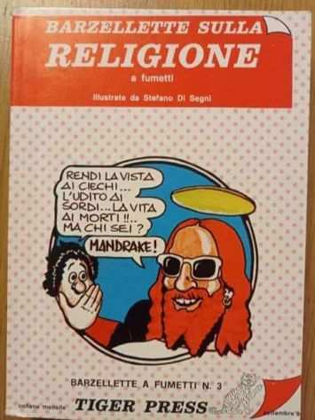 Barzellette sulla religione a fumetti n.3 di Stefano D.Segni Ed.Tiger Press,1980