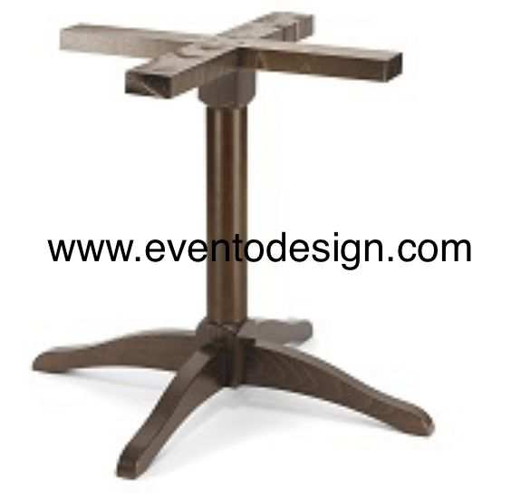 base in legno per tavoli quadrati o rotondi
