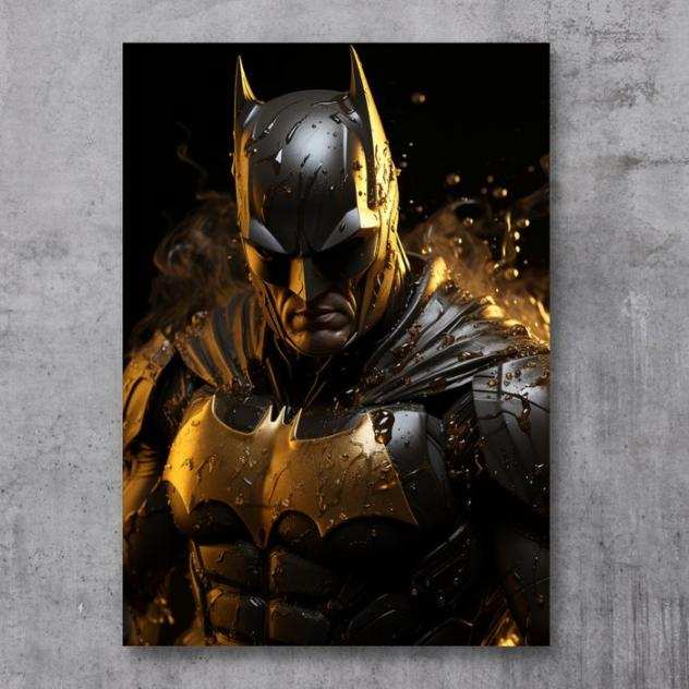 Batman - Black Batman Wet Painting