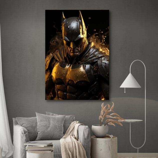 Batman - Black Batman Wet Painting