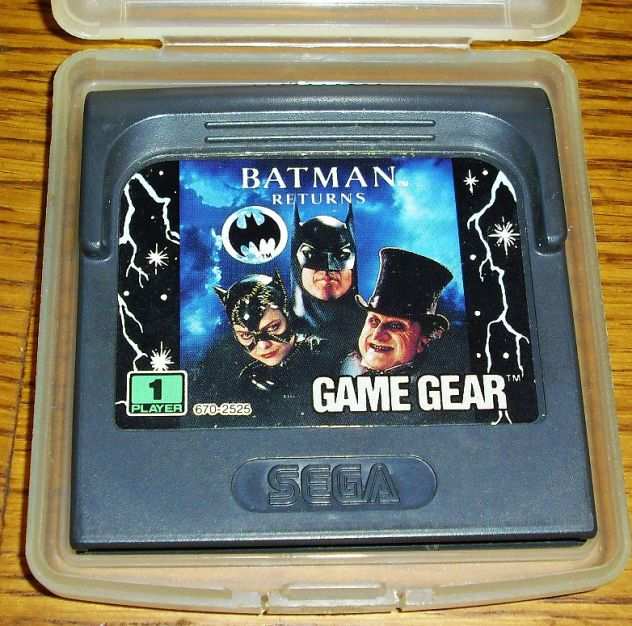 Batman Returns Sega Game Gear PAL 670-2525 Videogames 1992 Game Cartuccia
