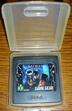 Batman Returns Sega Game Gear PAL 670-2525 Videogames 1992 Game Cartuccia