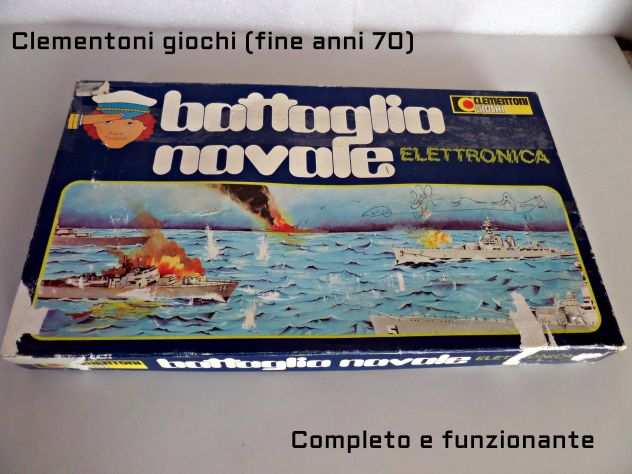 Battaglia Navale elettronica ( Clementoni giochi ) anni 70