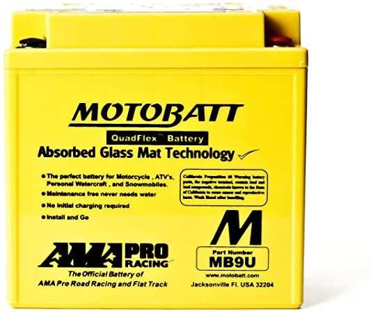 Batteria agm Motobatt potenziate MBTZ MBTX MB