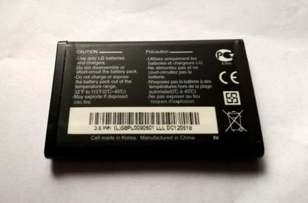 Batteria LGIP-531A per cellulari LG