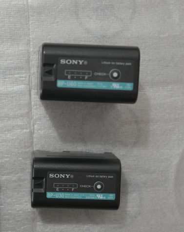 Batterie Sony originali BP-U30 e BP-U60