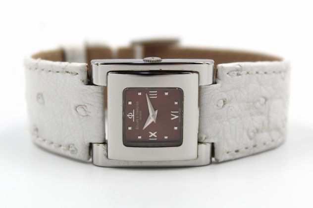 Baume amp Mercier ref. 65344 Modello Donna Cinturino Pelle Stile Vintage