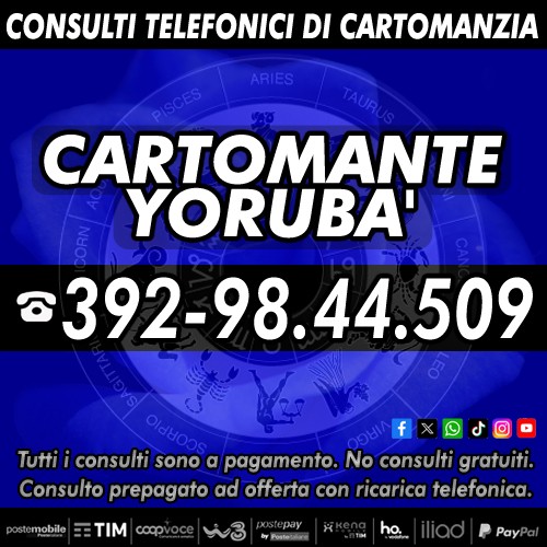 Lettura dei Tarocchi con il Cartomante YORUBA'