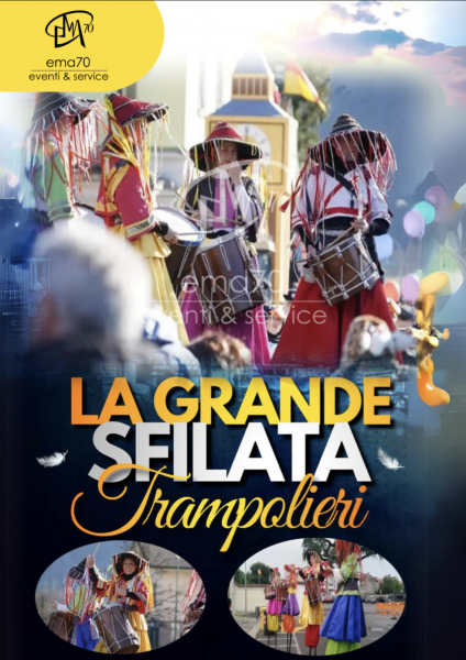 LA GRANDE PARATA DEI TRAMPOLIERI  - SFILATA SUI TRAMPOLI – COREOGRAFIE E DANZE - EMA 70 EVENTI - COSTUMI SCENICI UNICI IN ITALIA – EVENTI DI PIAZZA – EVENTI AZIENDALI – EVENTI PRIVATI – EVENTI PUBBLICI