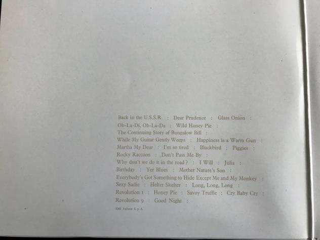 Beatles amp Related - The white album - italian press - Album 2 x LP (album doppio) - Stereo - 1976