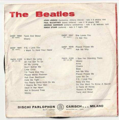 Beatles - The Beatles-45 giri ITALY- Please Please MeAsk me why Parlophon Label azzurra rarissimo  - 7quot EP - Prima stampa - 19641964
