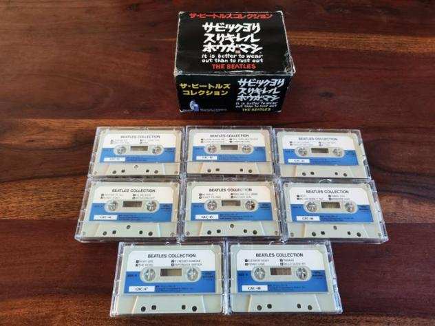 Beatles - Vintage The Beatles Collection - 8x Audio Cassette MC Track- Japan import UK - Pigeon - GXC - Musicassetta - 1970