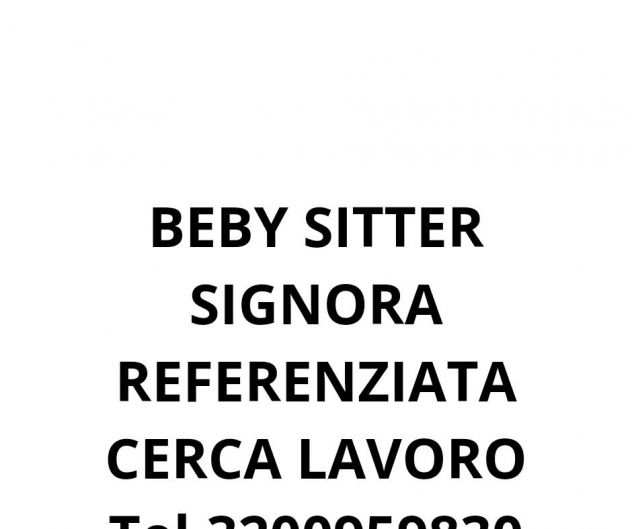 BEBY SITTER COLF BADANTE