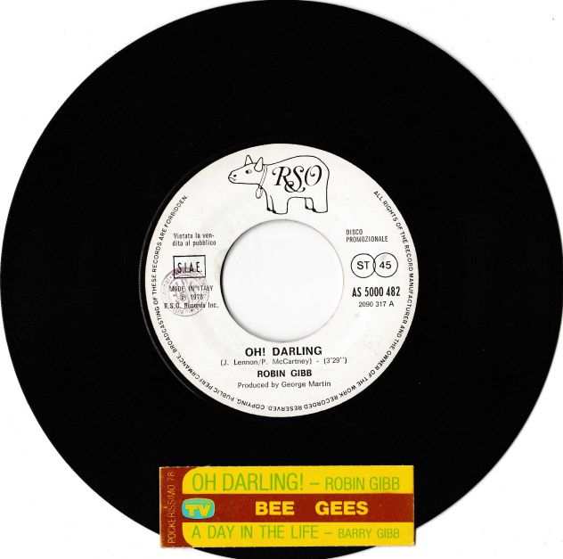 BEE GEES - A Day In The Life  Oh Darling - 745 giri Juke Box