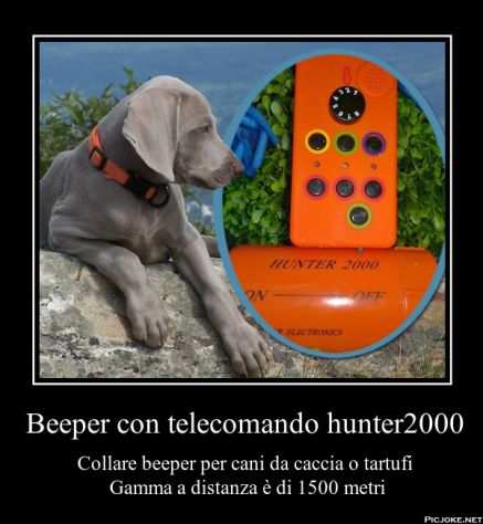 Beeper con telecomando hunter 2000