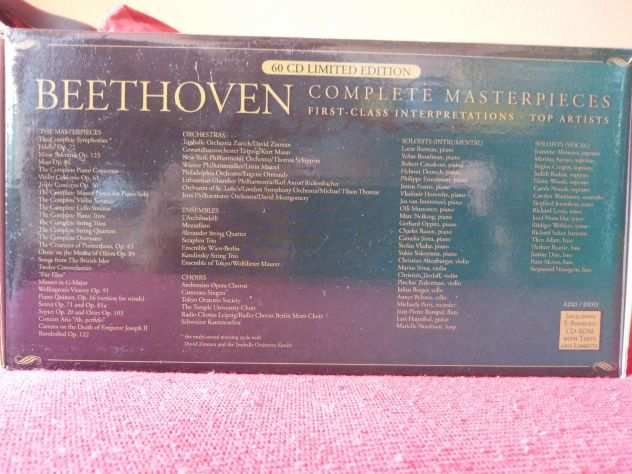 Beethoven Opere Complete 60 CD Limited Edition