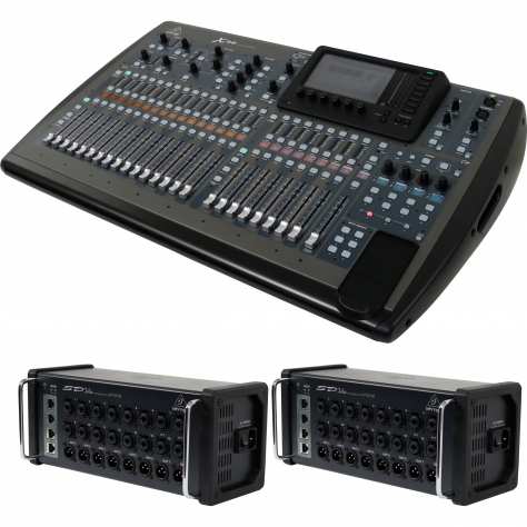 Behringer X32  2x SD16 digital mixer set