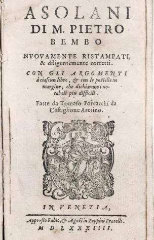 Bembo  Porcacchi - Asolani - 1584