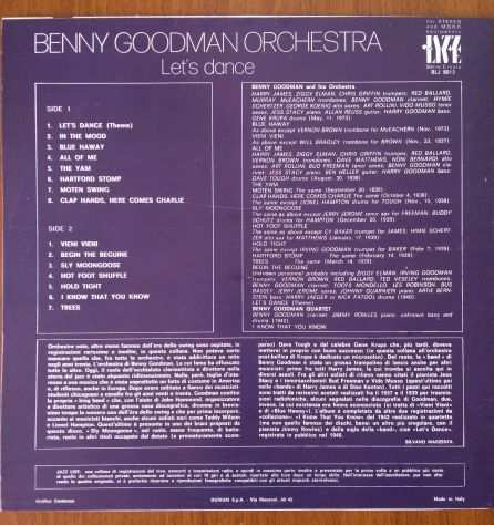 BENNY GOODMAN ORCHESTRA Lets Dance - 1975