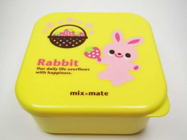 Bento box coniglio rabbit mix mate obento o-bento Giappone Japan take away