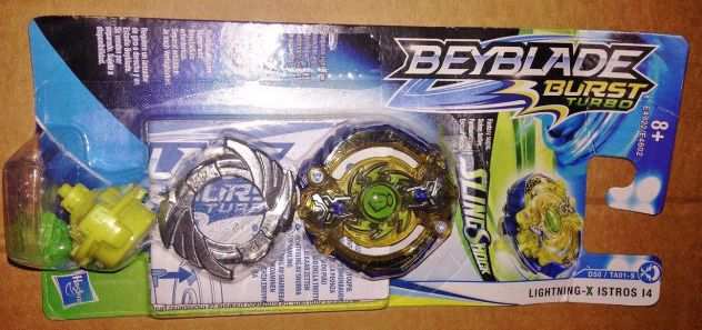 BEYBLADE Burst Turbo Slingshock Single Lightning-X Istros I4 Gargoyle G4 Hasbro