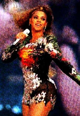 Beyonce - Artwork - Mosaic Digital Graphic Laser Cut Art Print - By Artist Si Al - Opera drsquoarte  Dipinto - 20232023