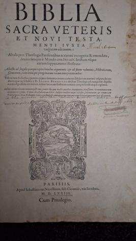 Biblia Sacra veteris et novi Testamenti - 1573