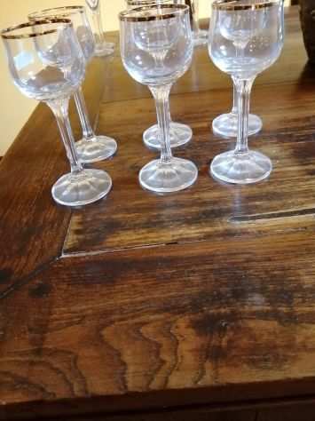bicchieri in vetro di bohemia