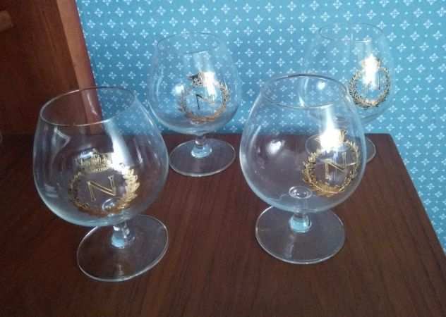 Bicchieri Napoleon anni 60 set 4 e 6 pezzi differenti (LEGGERE BENE ANNUNCIO)