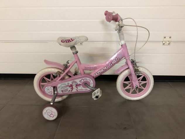 Bici Bicicletta bimba bambina 2-3-4 anni con rotelle