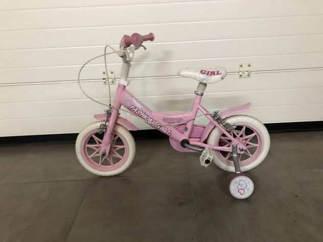 Bici Bicicletta bimba bambina 2-3-4 anni con rotelle