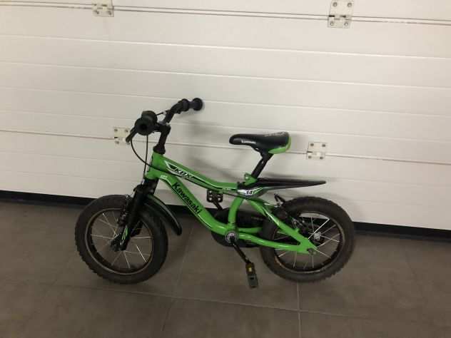 Bici Bicicletta bimbo bambino ruote 14 kawasaki