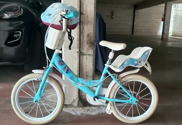 Bici Bimba Frozen ruote 16  Casco Frozen 40 Euro