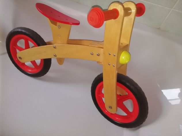 Bici- triciclo senza Pedali In Legno